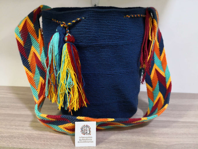 Mochila Wayuu Unicolor